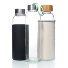Eco Friendly Glass Water Bottle For Drinking