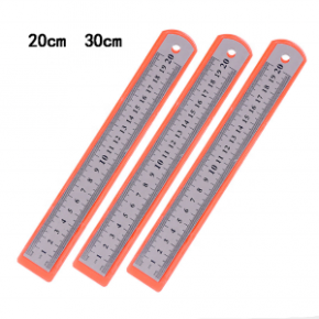 Multi size metal square scale stainless steel ruler