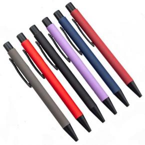 Promotional Gift Soft Touch metal pens with custom logo