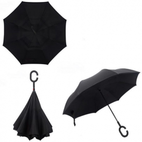 Strong Fully Automatic Reverse Inverted Car Folding Windproof Waterproof Umbrella
