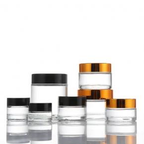 Various Specifications Premium Frosted Glass Cosmetic Jar