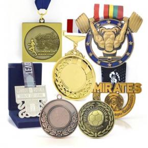 Gold Silver Bronze Metal Sports Trophy Medal 