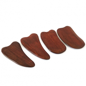 Natural Sandalwood Wood Guasha Full Body Massage Board Trigger Point Body Massage Therapy Tool Facial Back Scraping Massager