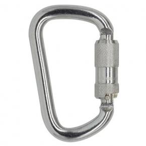 Heavy Duty 45KN Carabiner Hook High Strength D Forged Steel Auto Locking Carabiner For Aerial Work