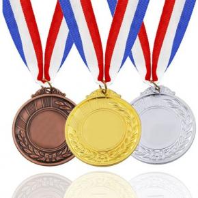 Souvenir Logo Taekwondo Running Karate Soccer Football Sports Trophies Lanyard Award Ribbon Blank Metal Custom Medals