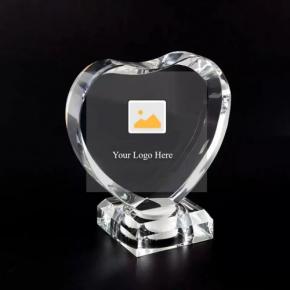 Customized Individual Name Engraved High Quality blank Crystal Award Trophy with base Souvenir Gifts