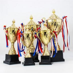High Quality Custom Metal Big trofeos de futbol football Trophy Cup Award Sport Gold Soccer Trophy