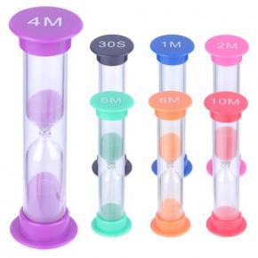 plastic one minute game 30 seconds 1 2 3 4 5 minutes Sand Timer kids hourglass purple Board Game timer clock for brushing