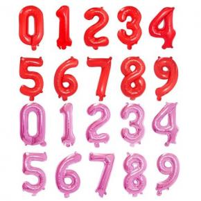 custom digital 0 to 9 large 16/32/40 inch helium foil number balloons for birthday party decorations