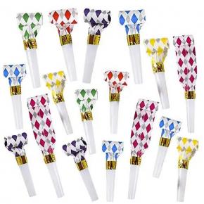 Party Musical Blowouts Noisemakers Fun Assorted Colors Birthday Party Supplies Blow Outs Whistles Favors for Kids and Adults