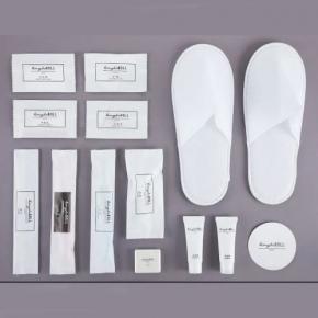 Wholesale consumables thirteen-piece custom disposable unisex slippers wash set Hotel Luxury Bathroom Amenity /Hotel Supplies