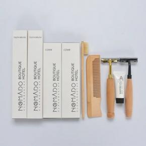 Wholesale Disposable Eco-Friendly Biodegradable Hotel Amenities Dental Kit Bamboo Dental Kit Soft Bristle Toothbrush